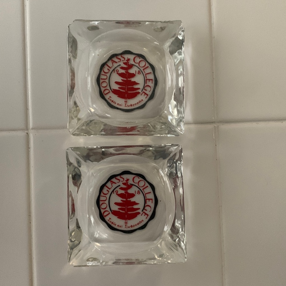 Douglass College (Rutgers) Ashtrays